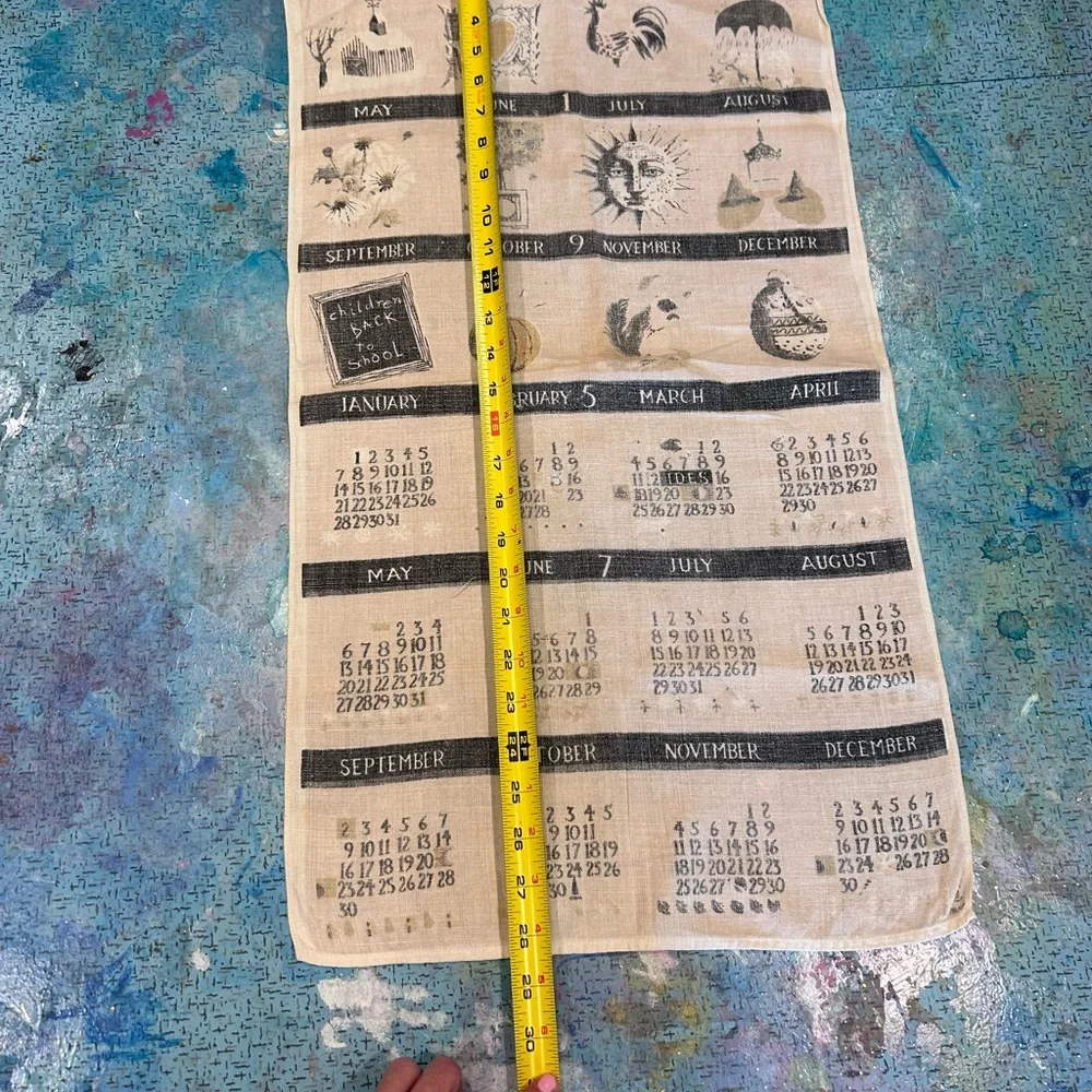 1957 Linen Calendar